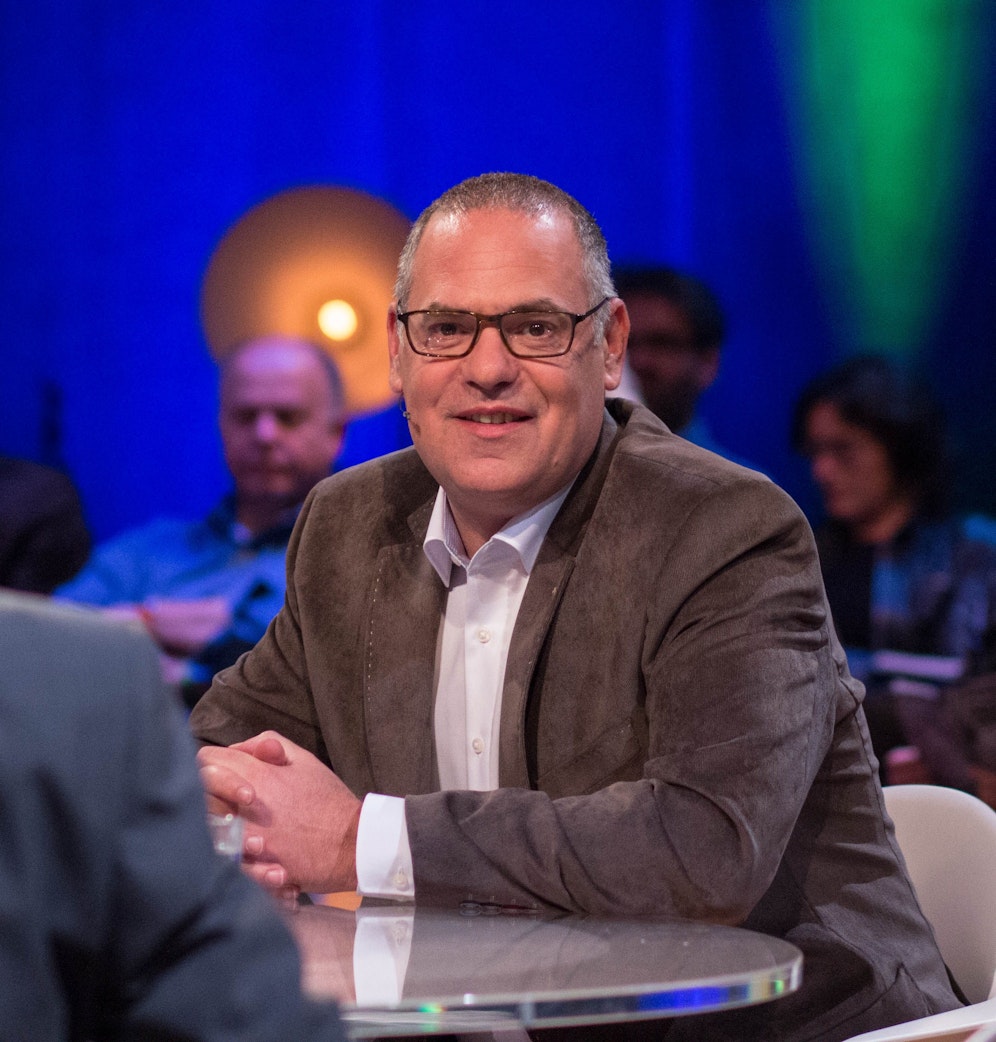 Robin Fransman bei einer TV-Diskussion im Jahr 2014.