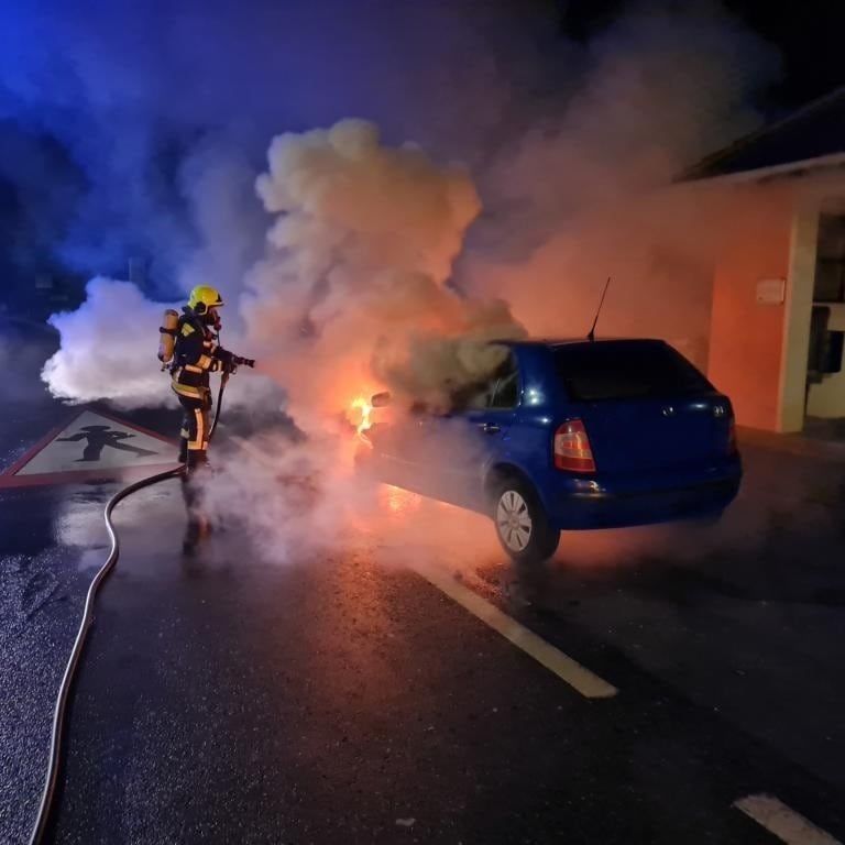 Bilder vom Löscheinsatz der Feuerwehr