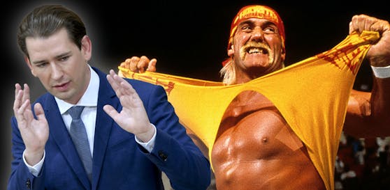 Sebastian Kurz und Hulk Hogan haben jetzt einen gemeinsamen Nenner