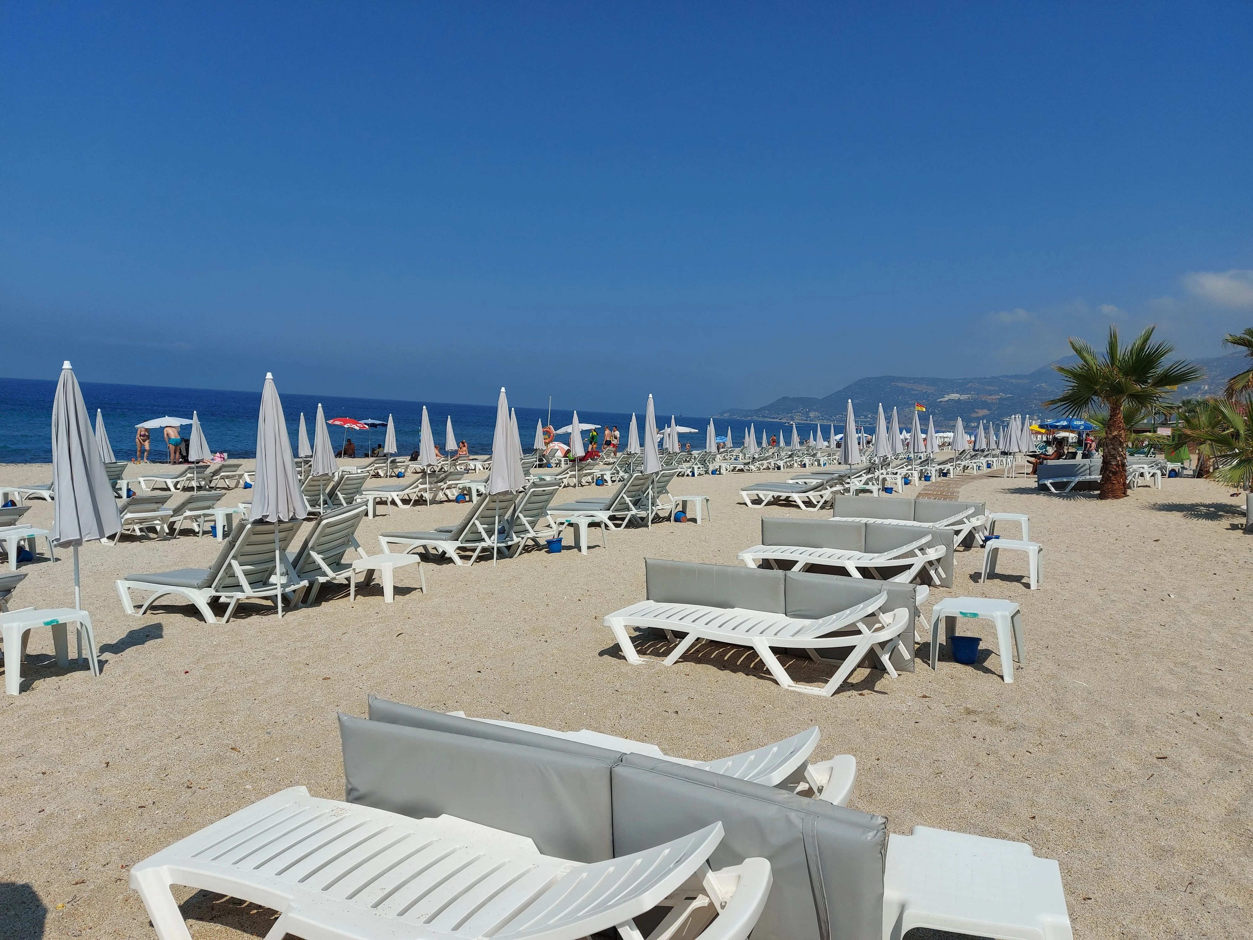 Download von www.picturedesk.com am 30.12.2021 (07:39).  Empty Kleopatra Beach in Alanya in Turkey, June 13, 2021. (CTK Photo/Jitka Fialkova) - 20210613_PD14842 - Rechteinfo: Rights Managed (RM)
