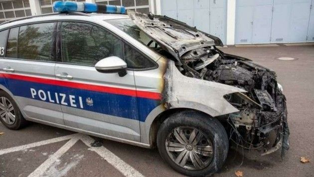 Der Verdächtige hatte im November einen Brandanschlag auf einen Streifenwagen verübt.