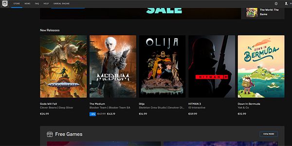 Der Epic Games Store gibt einen Jahresrückblick.