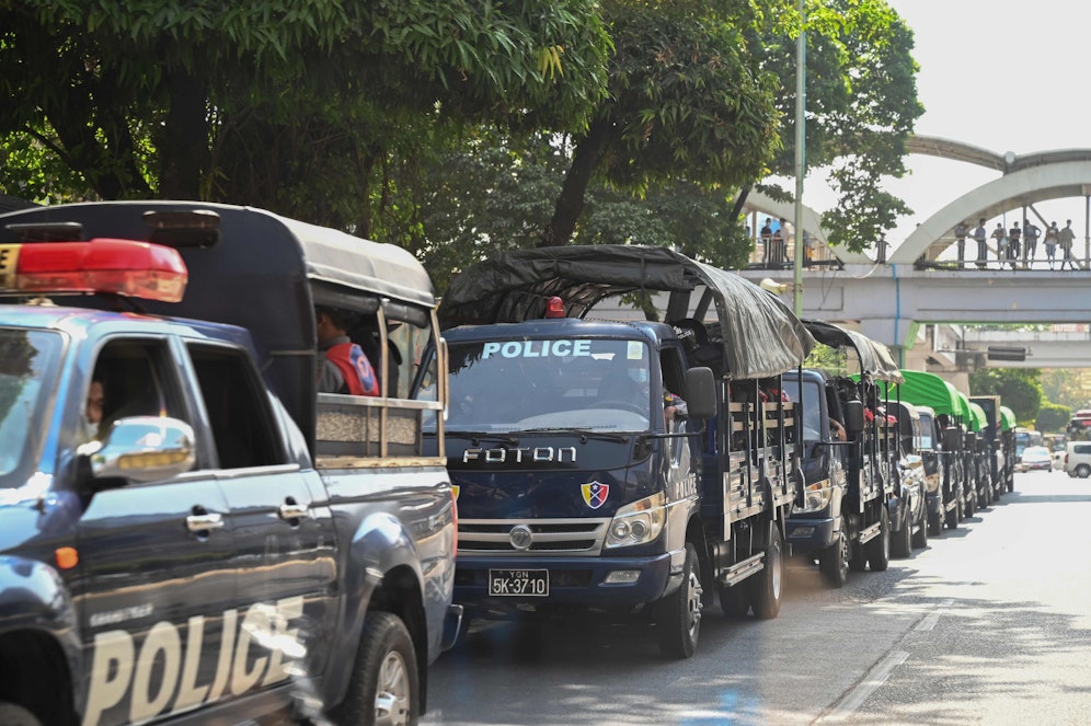 In Myanmar übernahm das Militär die Kontrolle. Die Polizei hat nun offenbar einen neuen Befehlshaber.