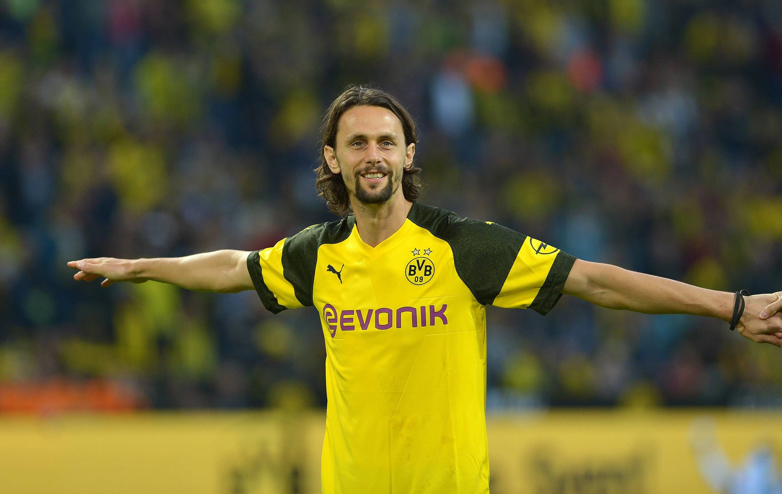 Neven Subotic 2018 bei seinem Abschiedsspiel in Dortmund.