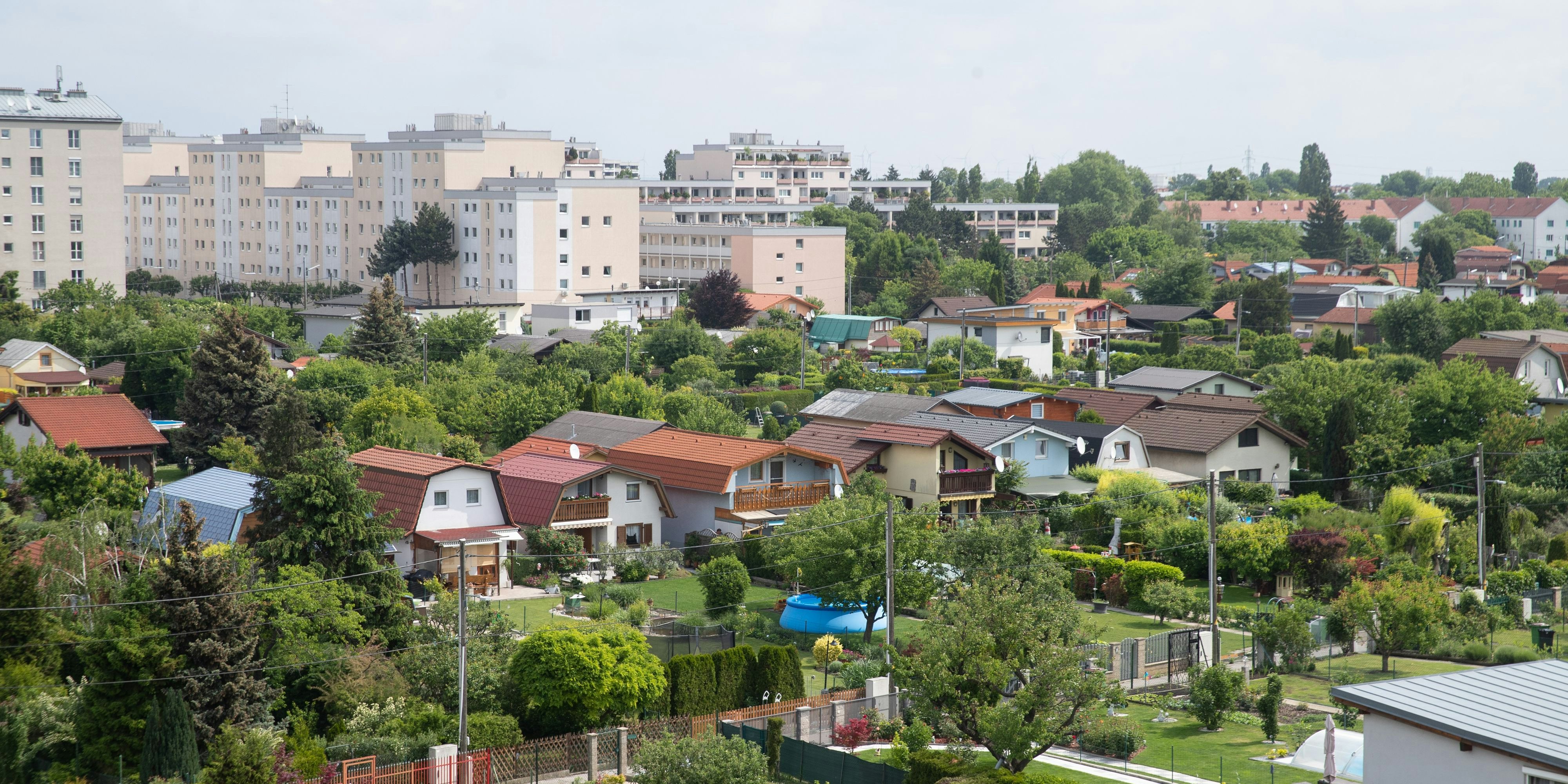 Der Kleingartenverein in Großjedlersdorf im 21. Bezirk