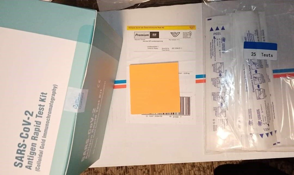 Corona-Testkits wurden von der Landesregierung verschickt.