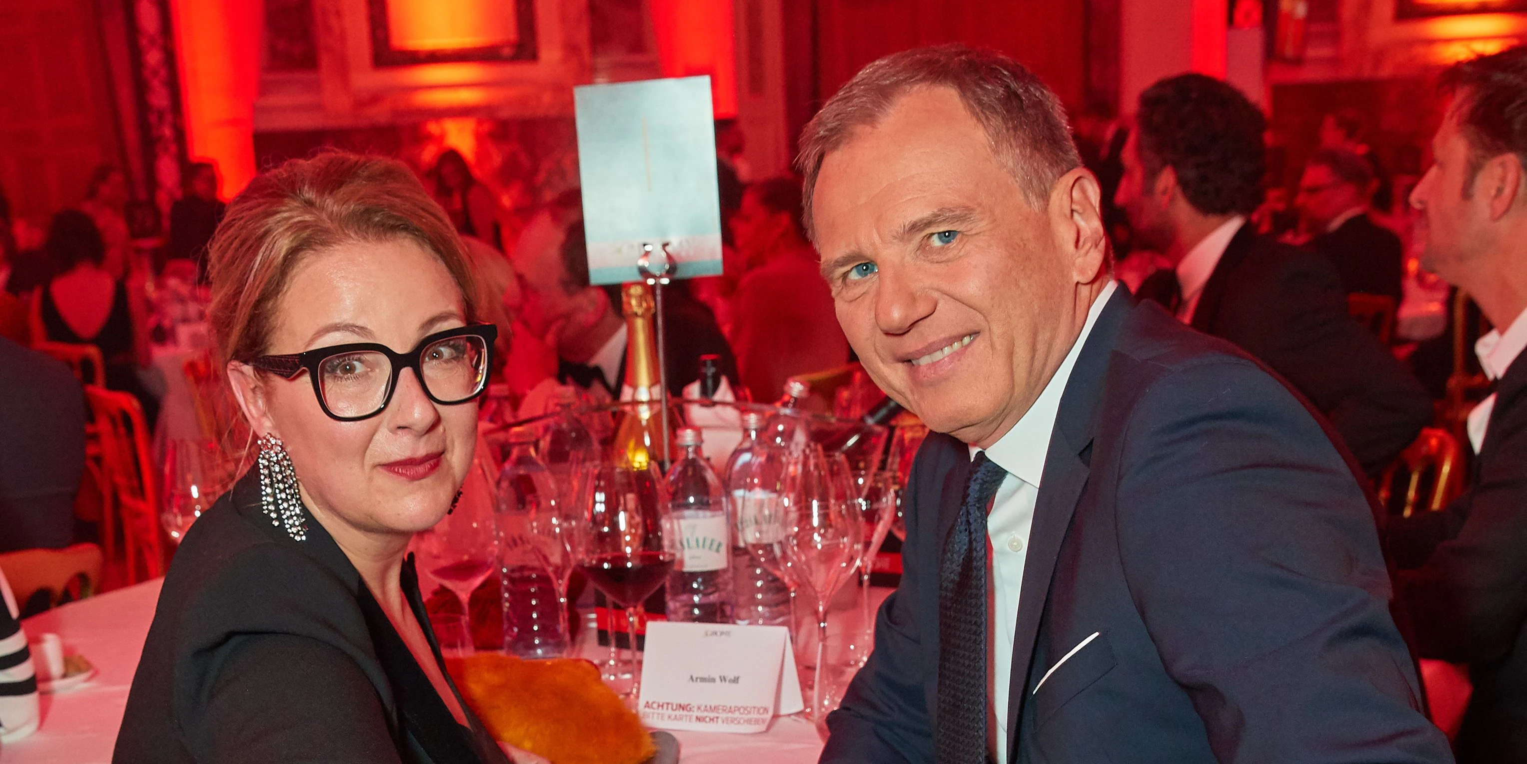Euke Frank und Armin Wolf bei der Romy-Verleihung im Jahr 2019.