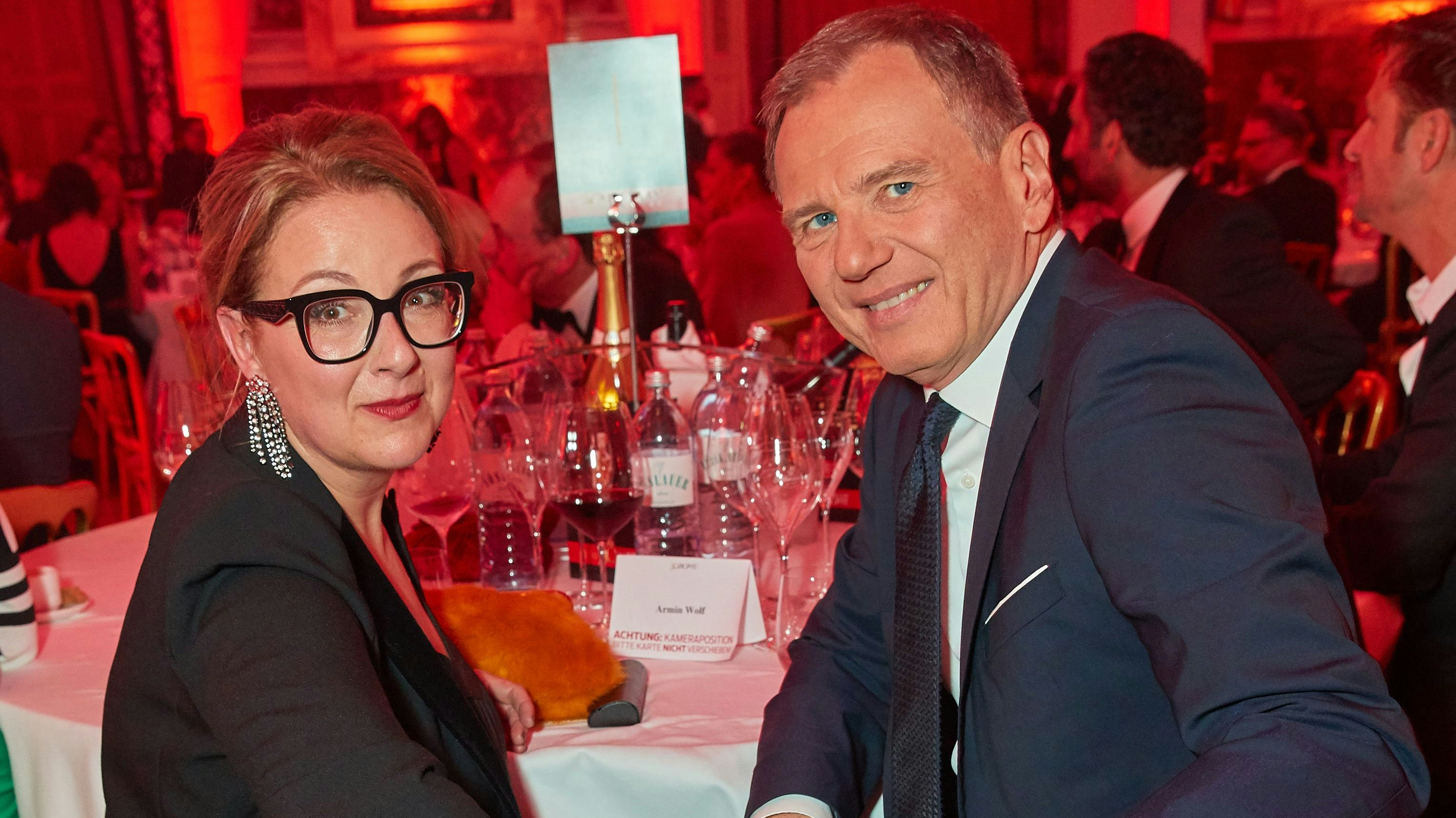 Euke Frank und Armin Wolf bei der Romy-Verleihung im Jahr 2019.