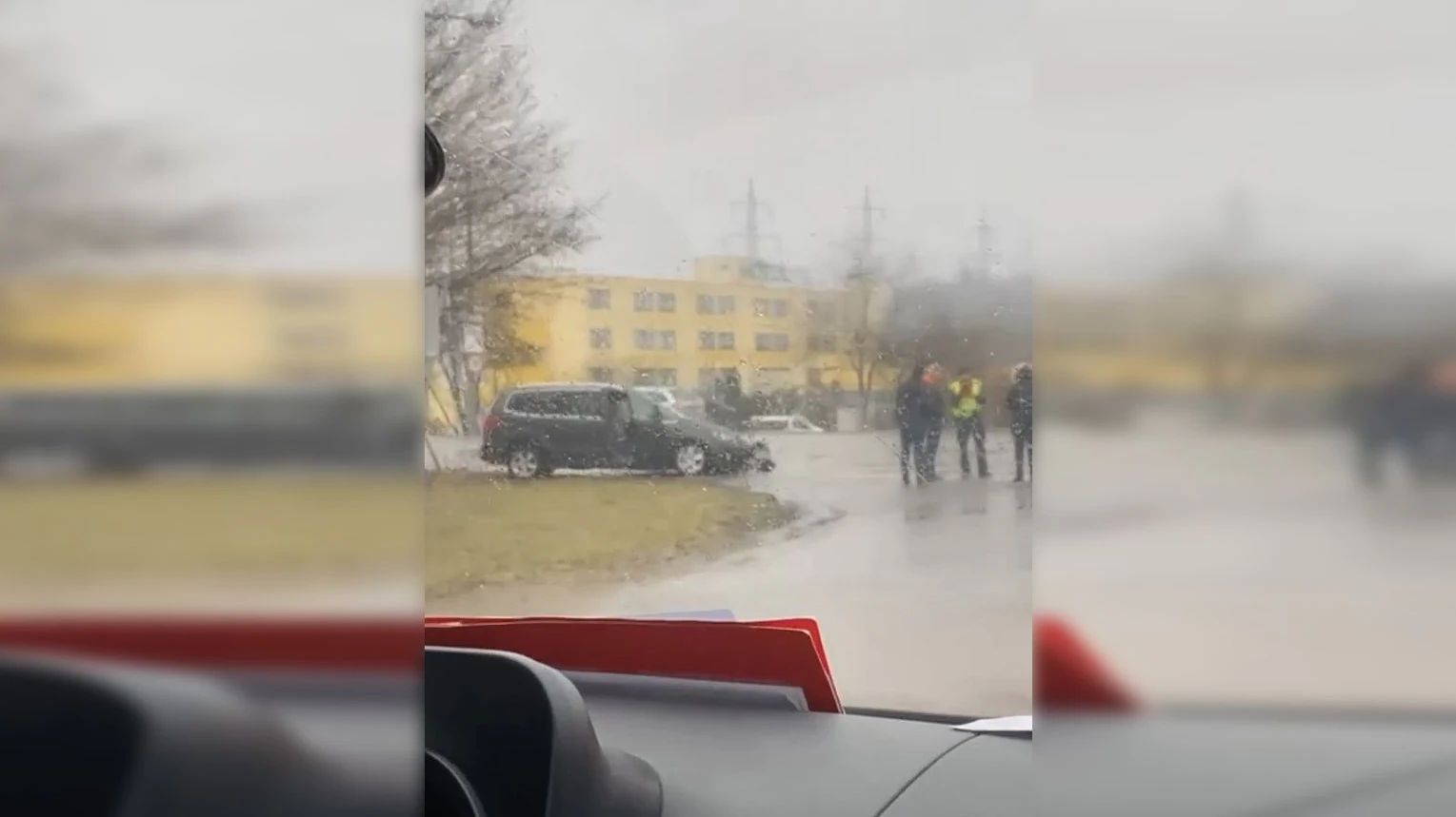 Heftiger Crash beim Auhofcenter (Wien-Penzing)