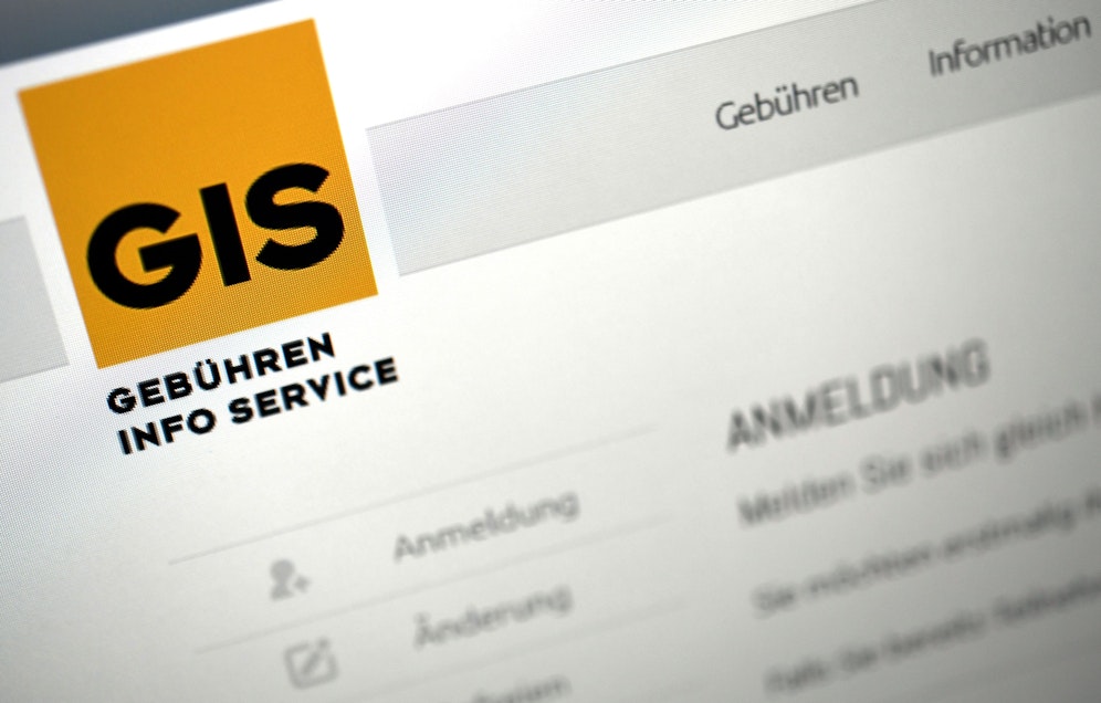 Die Webseite des Gebühren Info Service (GIS) aufgenommen am Donnerstag, 21. März 2019