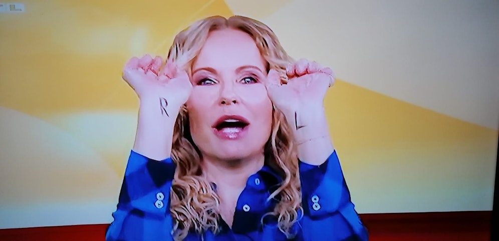 Wo ist nochmal links? Katja Burkard hat einen Tipp.