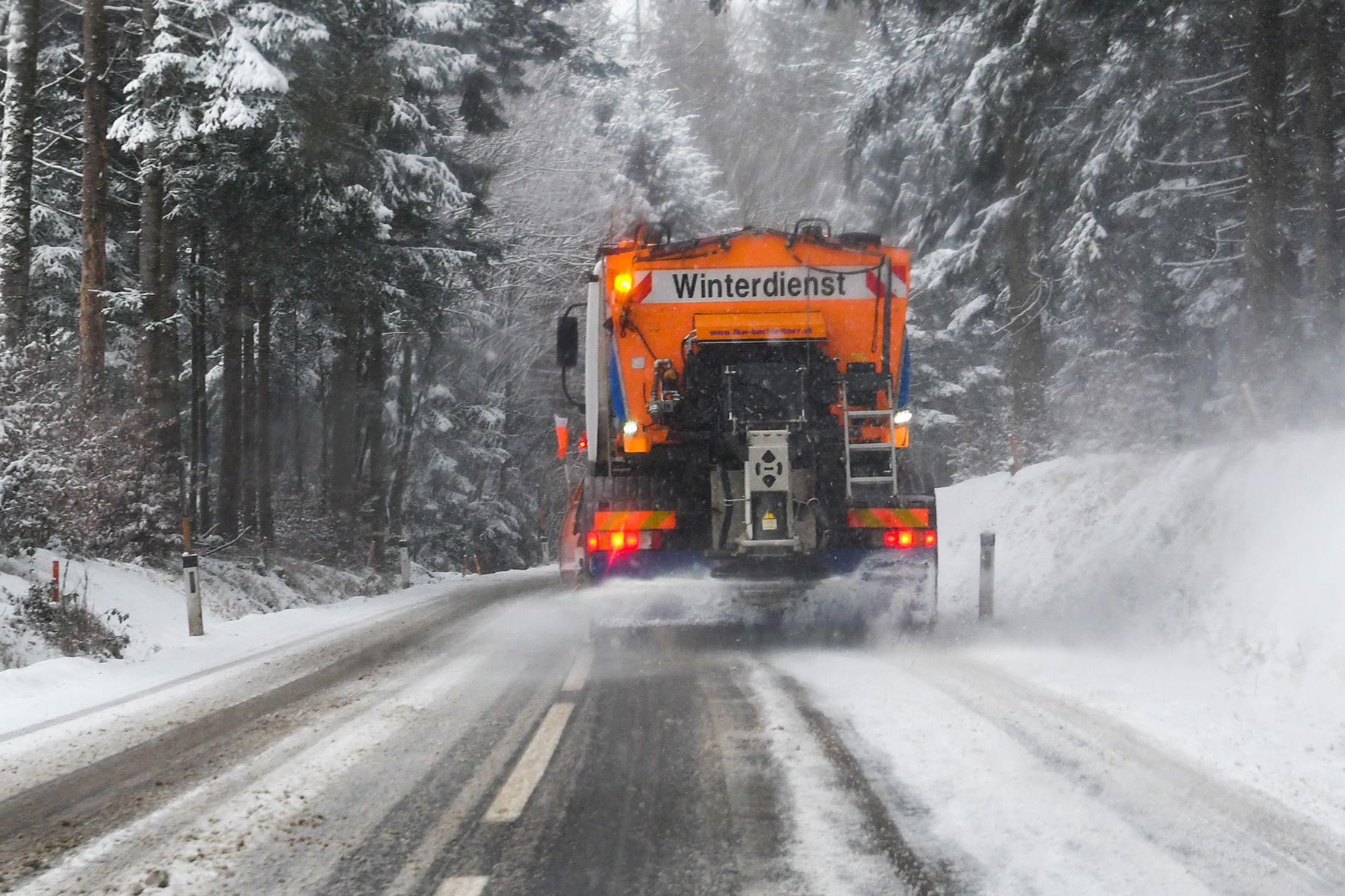 Klirrende Kälte in Österreich