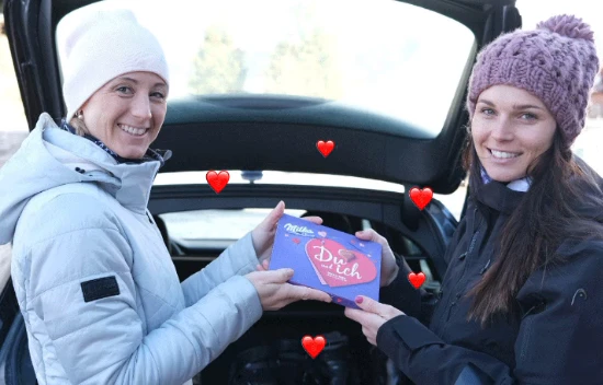 Michaela Kirchgasser und Anna Veith
