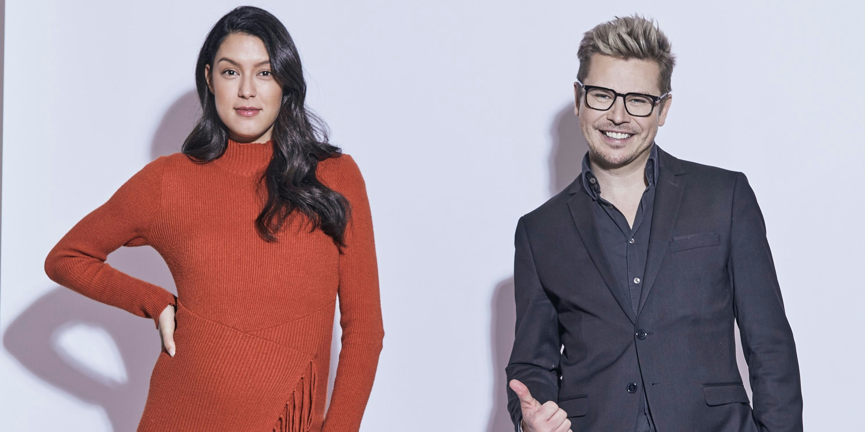 Schön schwanger: Rebecca Mir mit Bauch