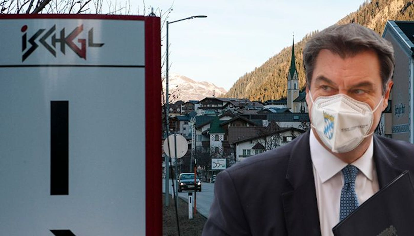 Bayerns Ministerpräsident Söder warnt vor "zweitem Ischgl" wegen der Virus-Mutation in Tirol.