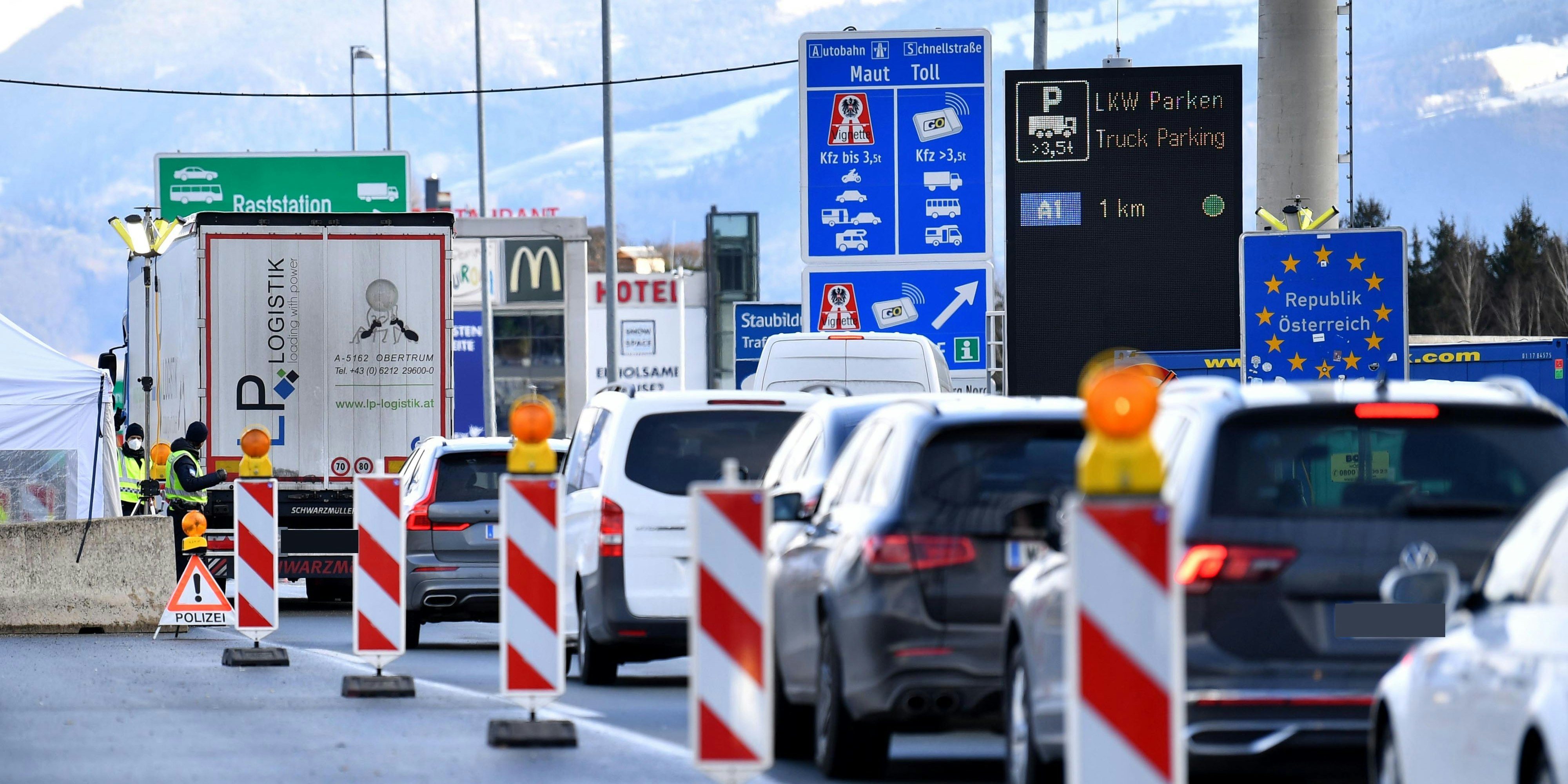 Grenzkontrollen in Salzburg (Archivfoto)