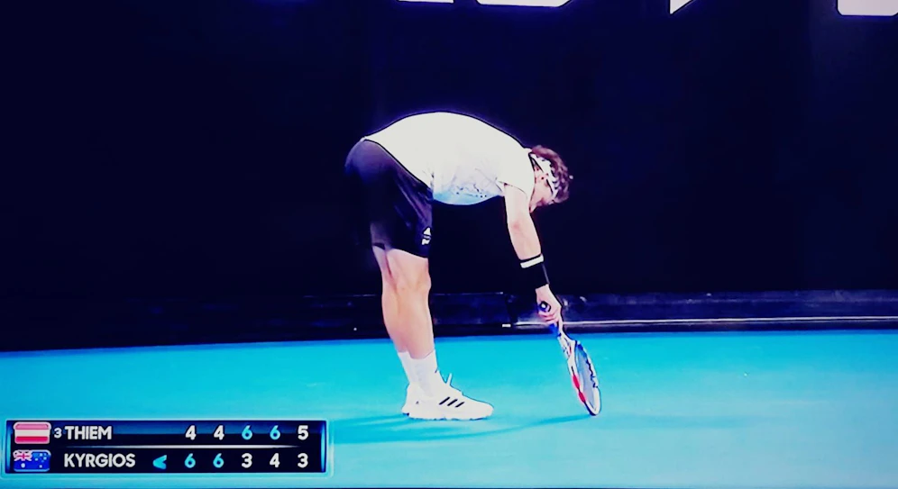 Thiem rettet einen Käfer