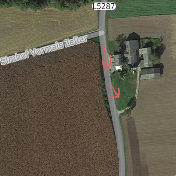 Hier passierte laut der Familie der Unfall.