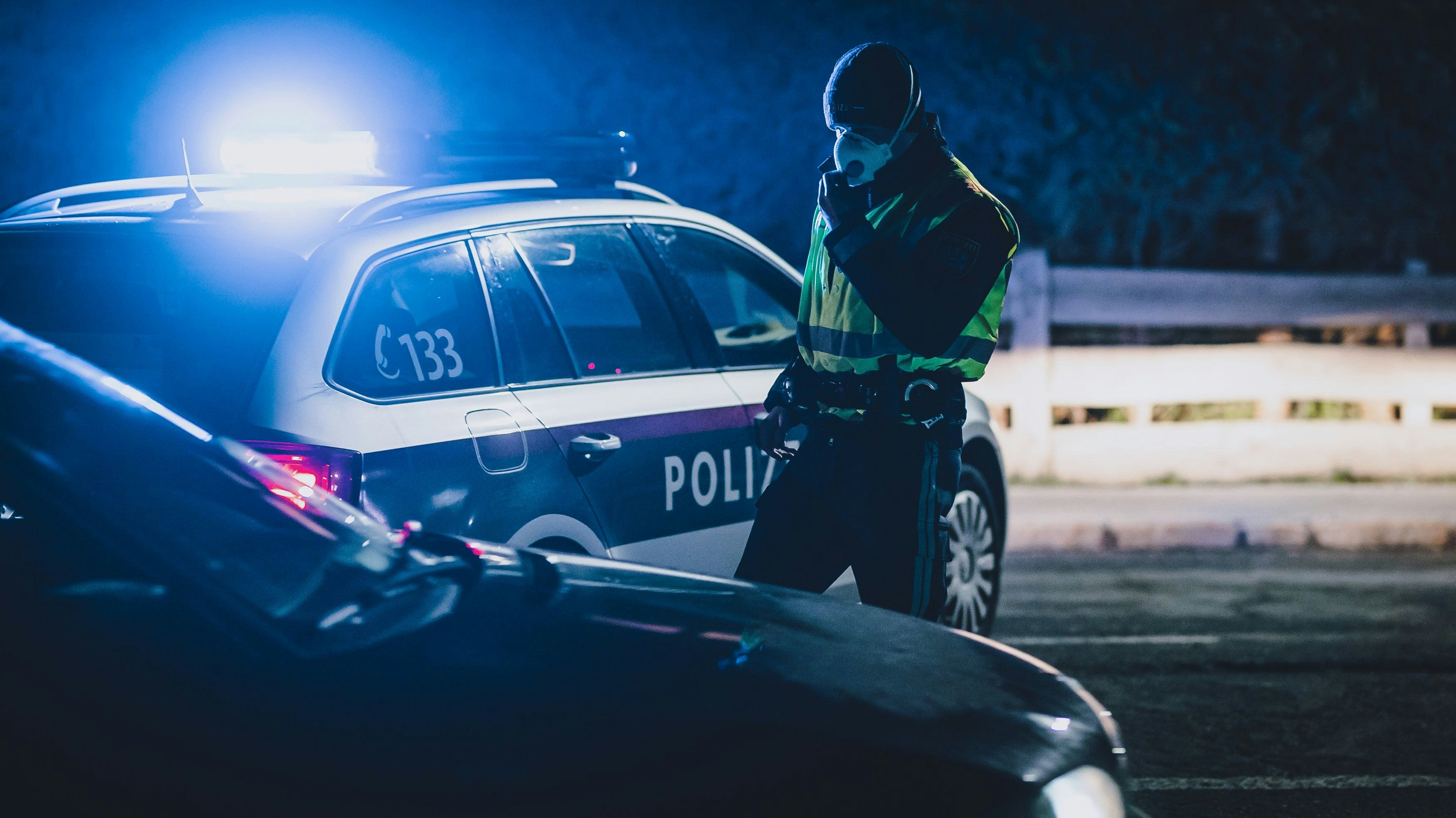 Verkehrskontrolle, POlizeikontrolle, Alkofahrt, Raser