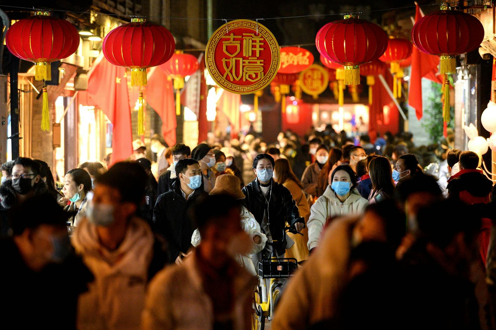 In China wurde das Neuhjahrsfest trotz strenger Corona-Regeln begangen.