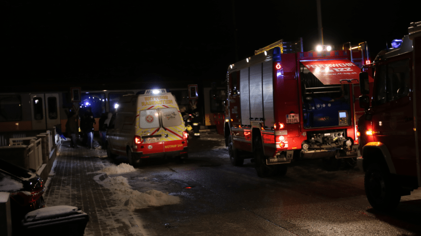 Der Lokführer versuchte noch zu bremsen.