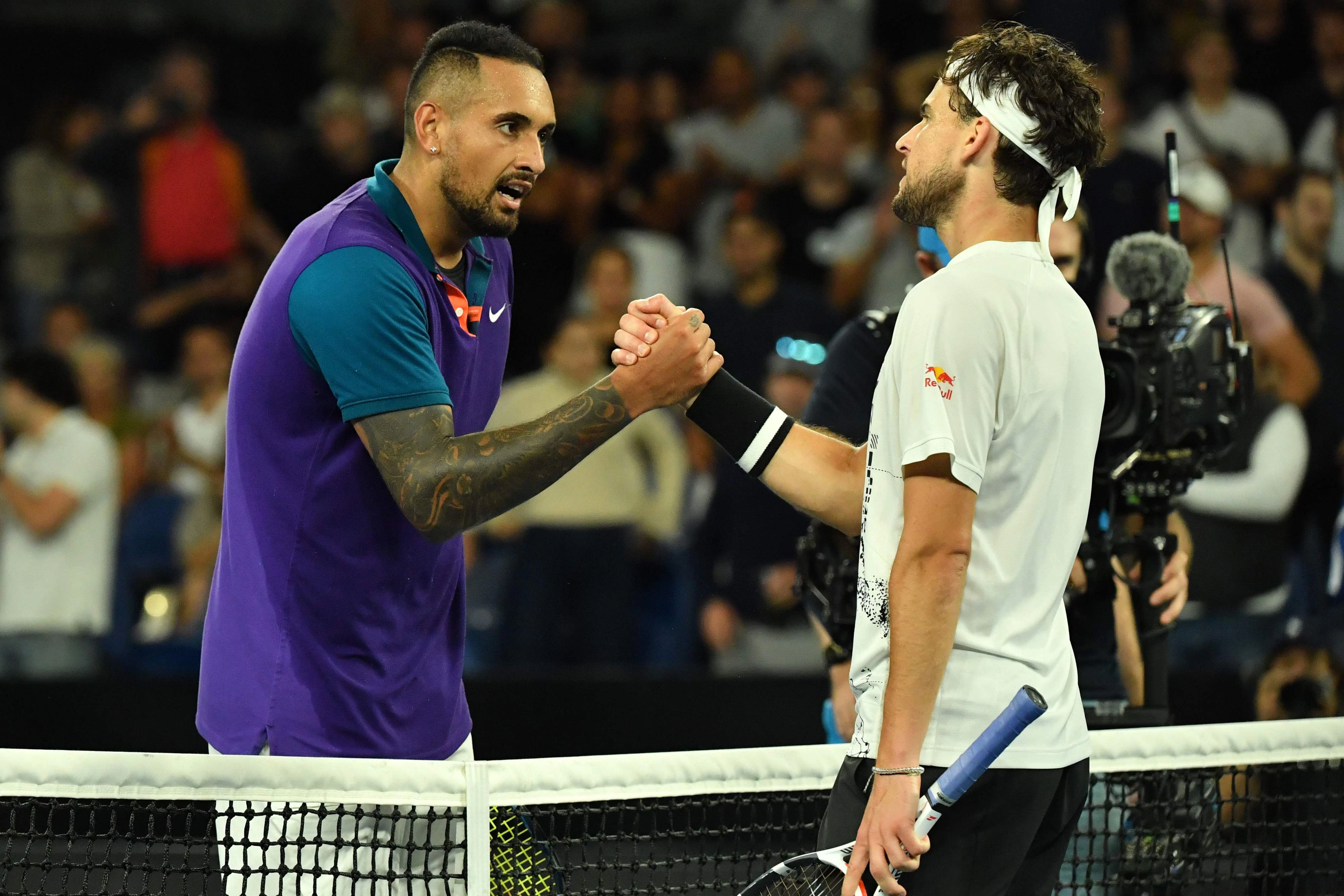 Nick Kyrgios brachte Dominic Thiem ans Limit