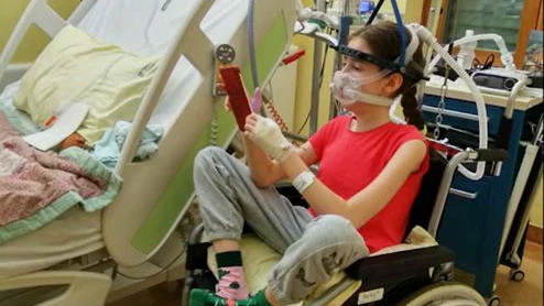 Matilda vor ihrer Operation