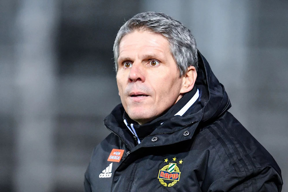 Rapid-Coach Didi Kühbauer hadert mit dem Remis in Altach. 