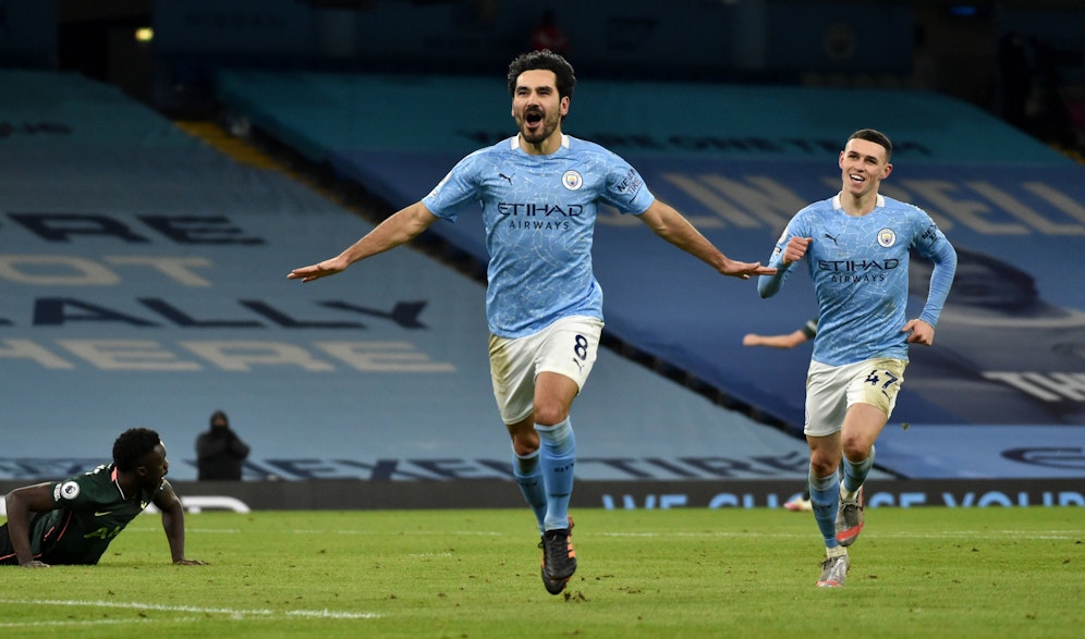 City-Spieler Ilkay Gündogan schnürte einen Doppelpack. 