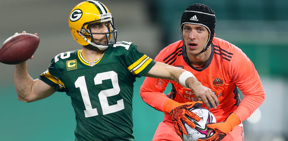 Aaron Rodgers und Richard Strebinger