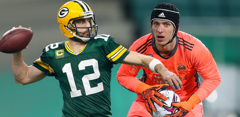 Aaron Rodgers und Richard Strebinger