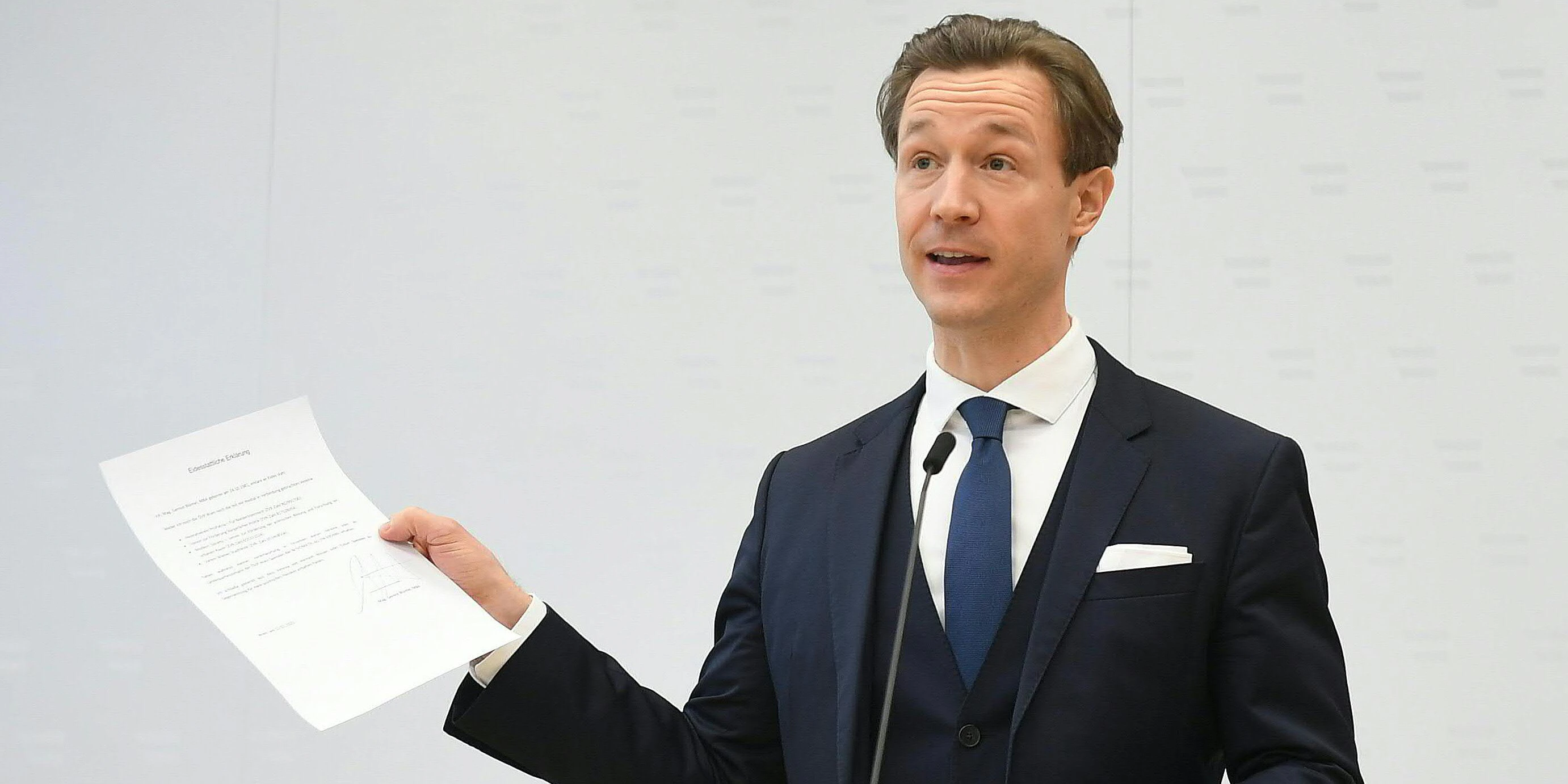 Finanzminister Gernot Blümel (ÖVP)