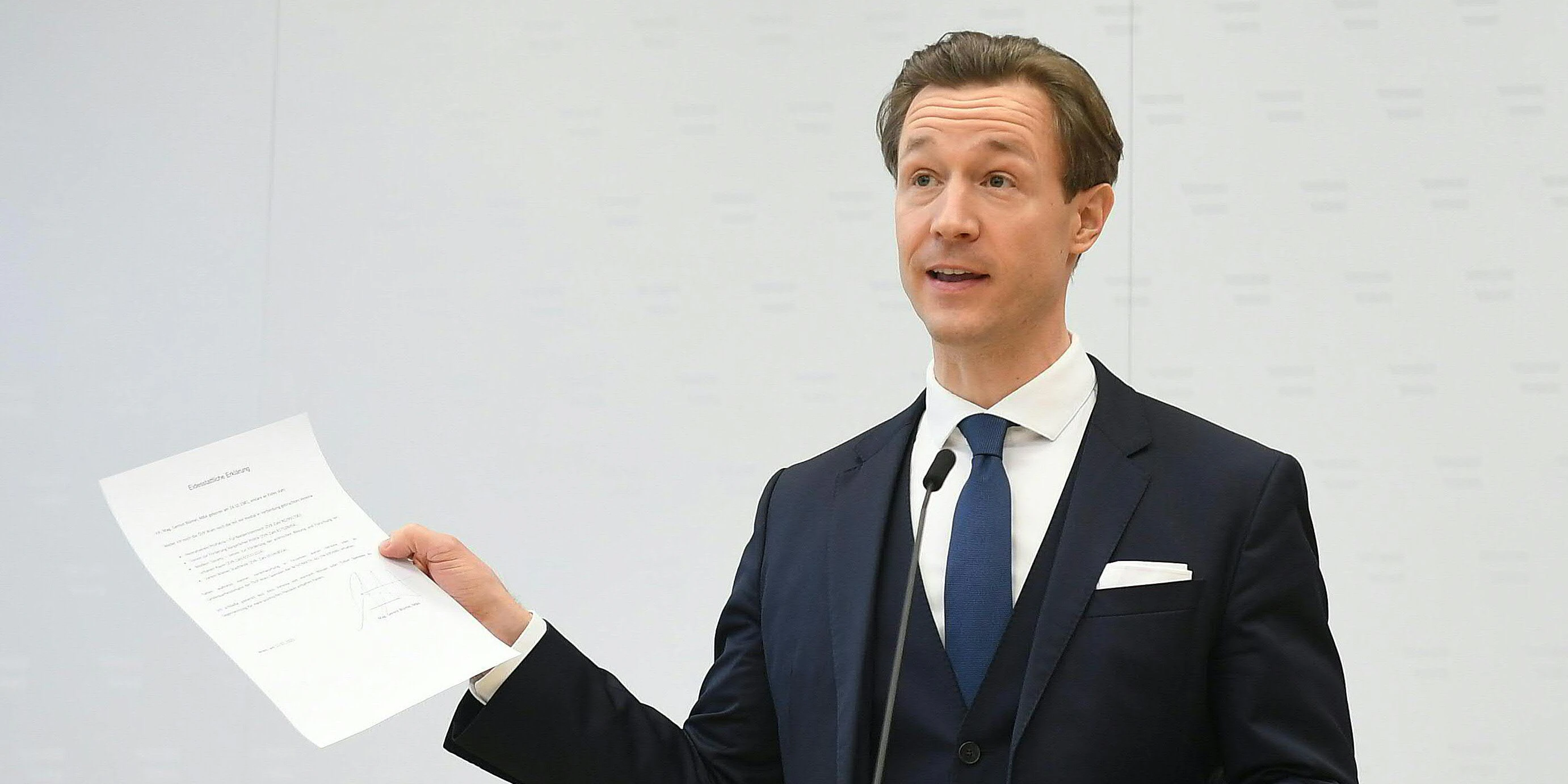 Finanzminister Gernot Blümel (ÖVP)