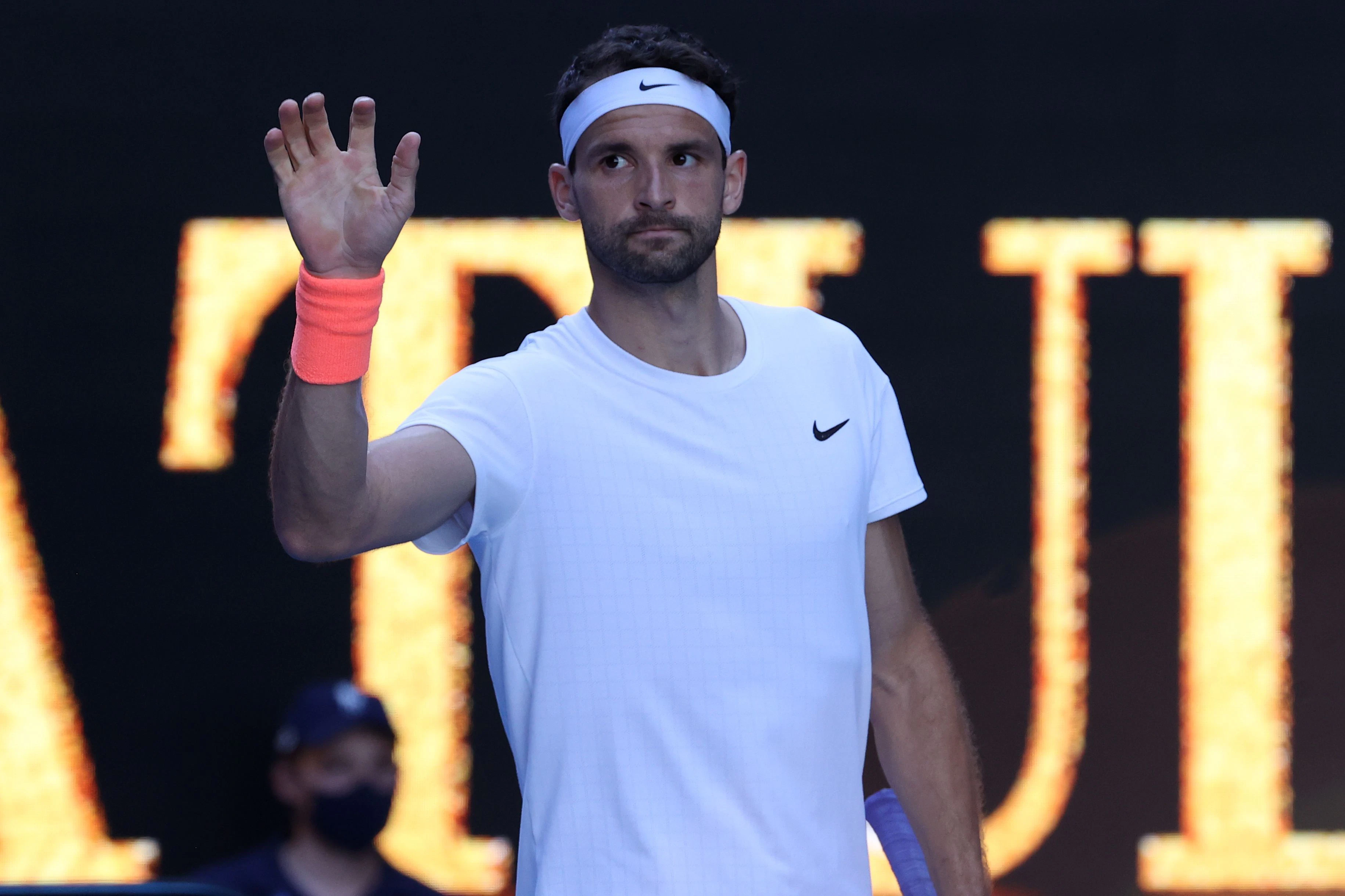 Grigor Dimitrow präsentierte sich als fairer Sportsmann, entschuldigte sich sogar bei Thiem für das 0:6 im dritten Satz.
