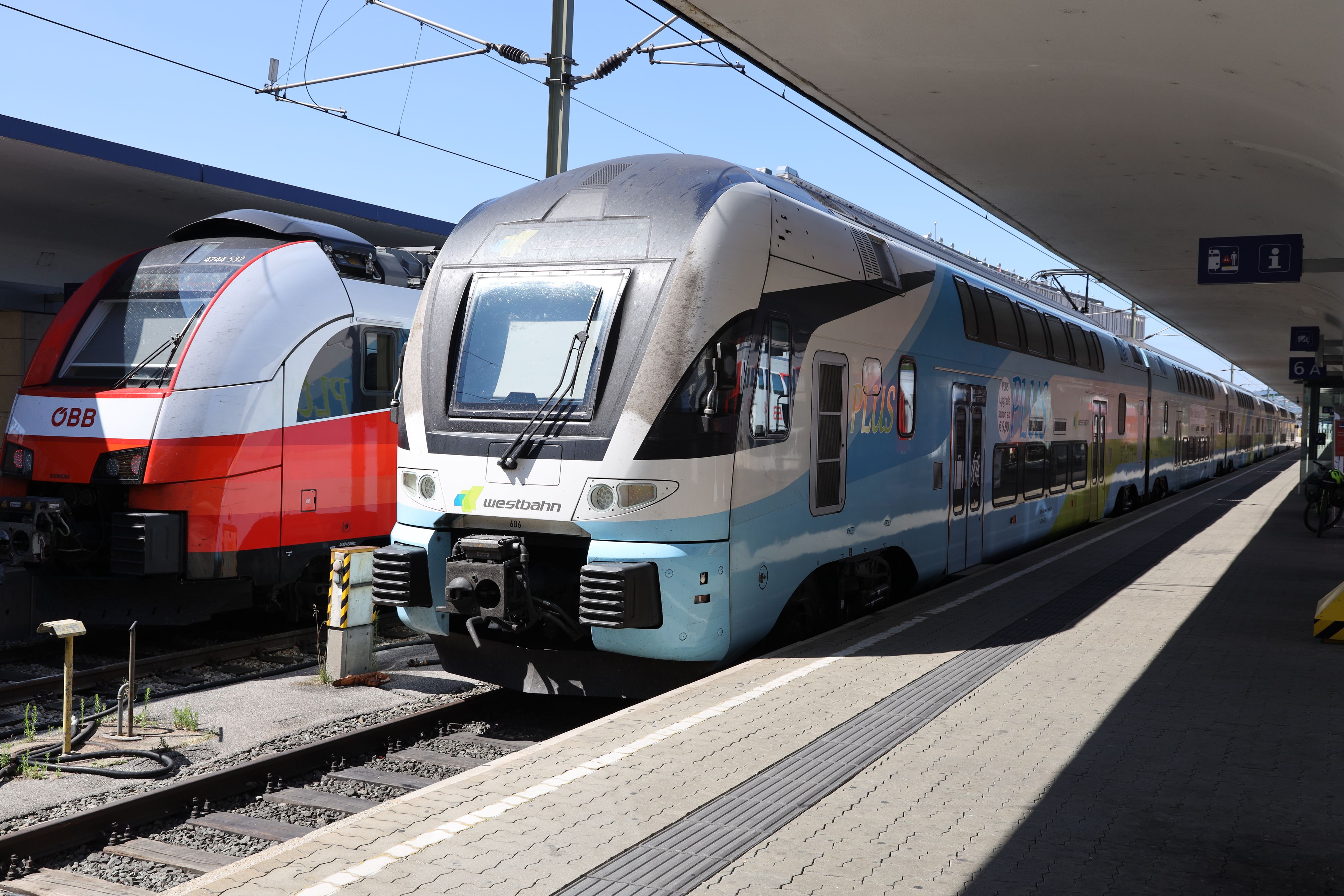 Die <strong>ÖBB</strong> und die <strong>Westbahn</strong> haben ihre Zugverbindungen ausgebaut.