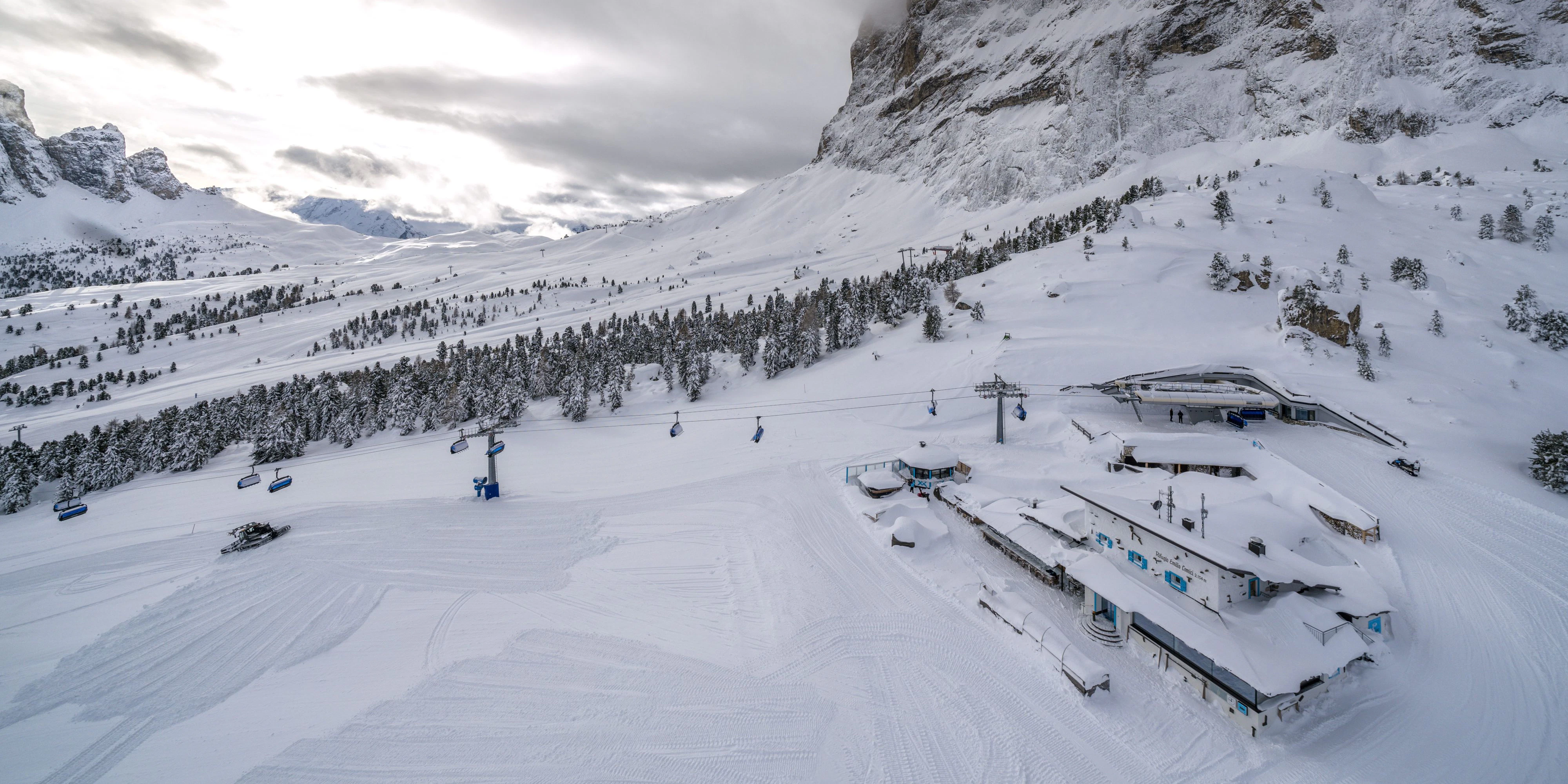 Die Skigebiete in Italien bleiben zu.