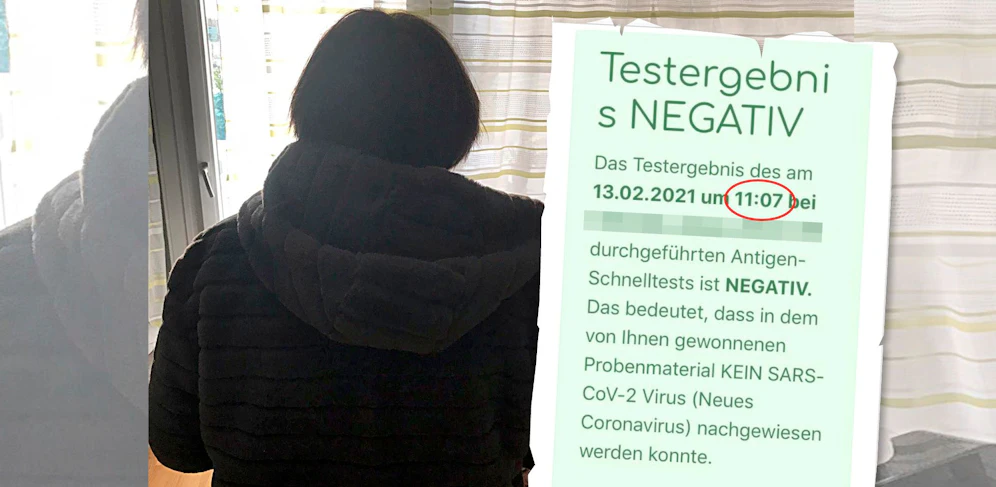 Eine Niederösterreicherin (59) durfte mit 50 Stunden altem Test nicht zur Fußpflege.