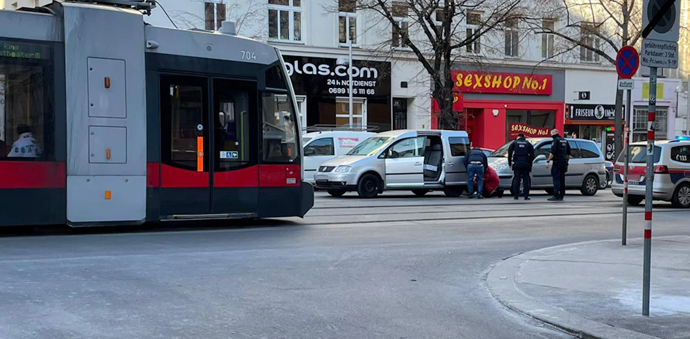 In der Hütteldorferstraße krachte es am Montagnachmittag.