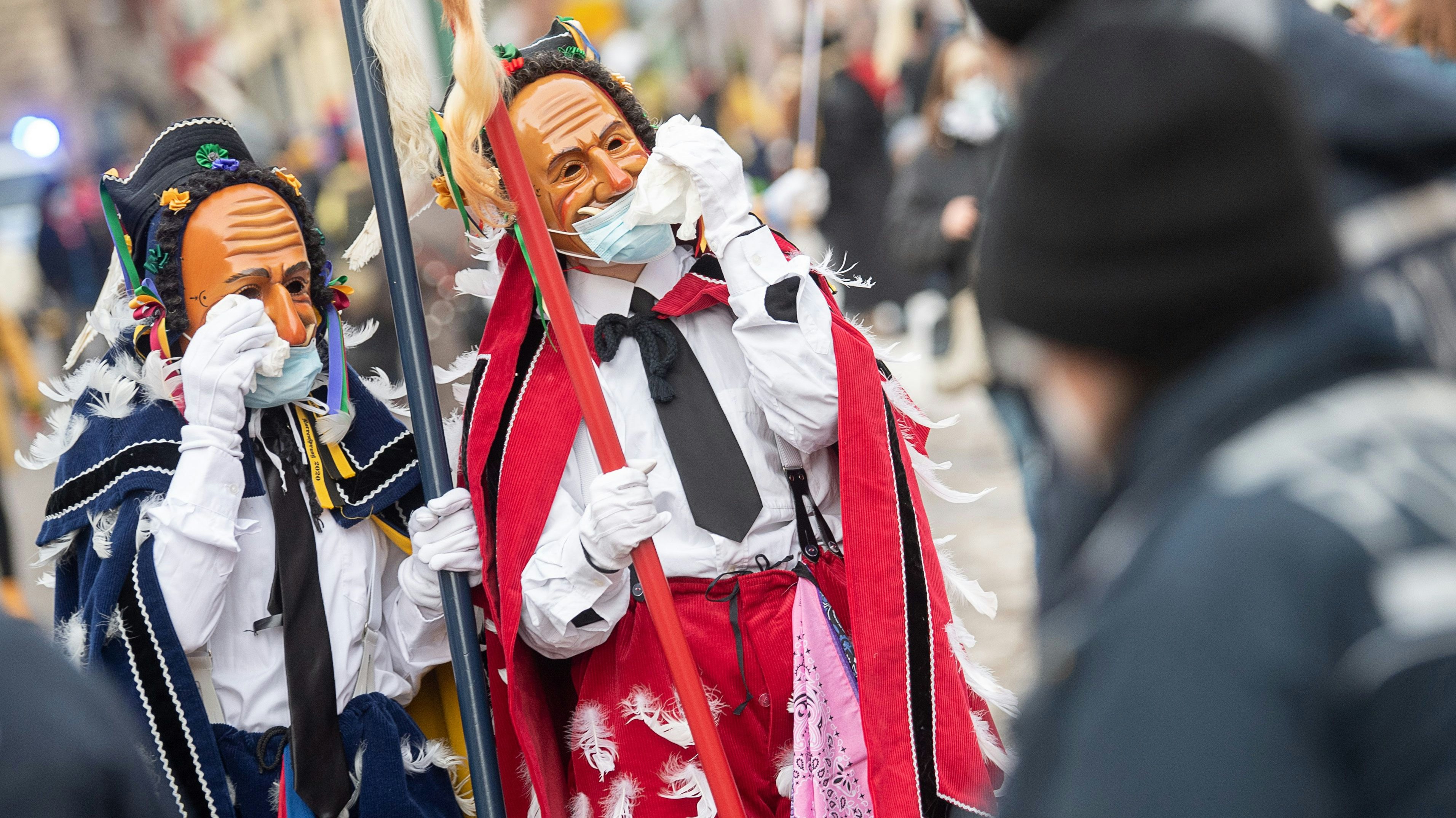 In Einsiedeln fand trotz Verbot ein Faschingsumzug statt (Symbolbild).