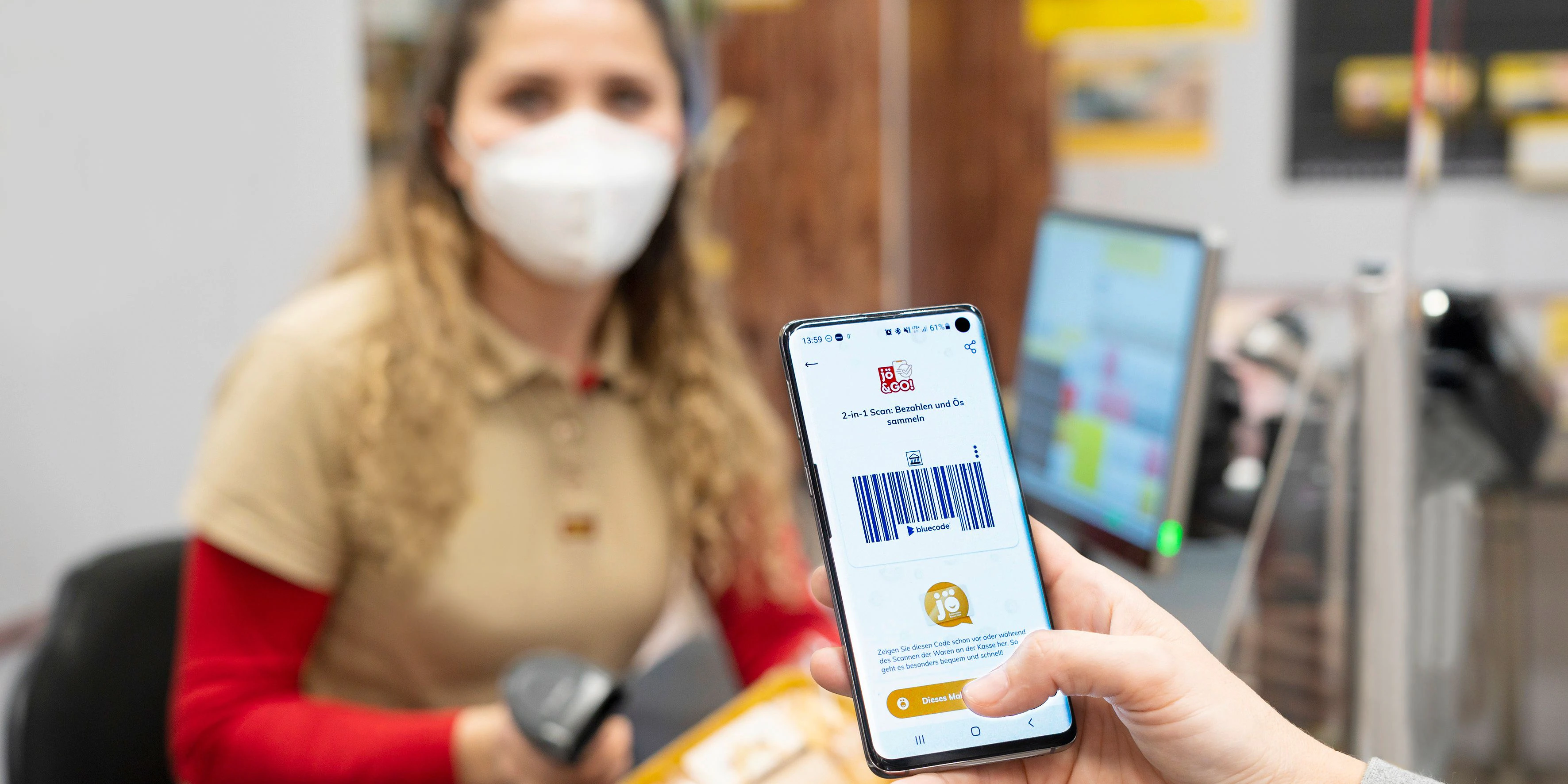 Jö&Go! Bezahlen mit App und Strichcode.