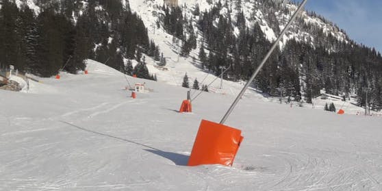 Die Pisten sind nah Bekanntgabe der Ski-Verordnung menschenleer. 