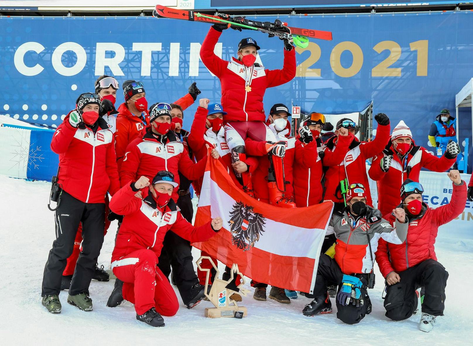 Österreichs Medaillen-Helden bei der Ski-WM 2021 in Cortina zum Durchklicken!
