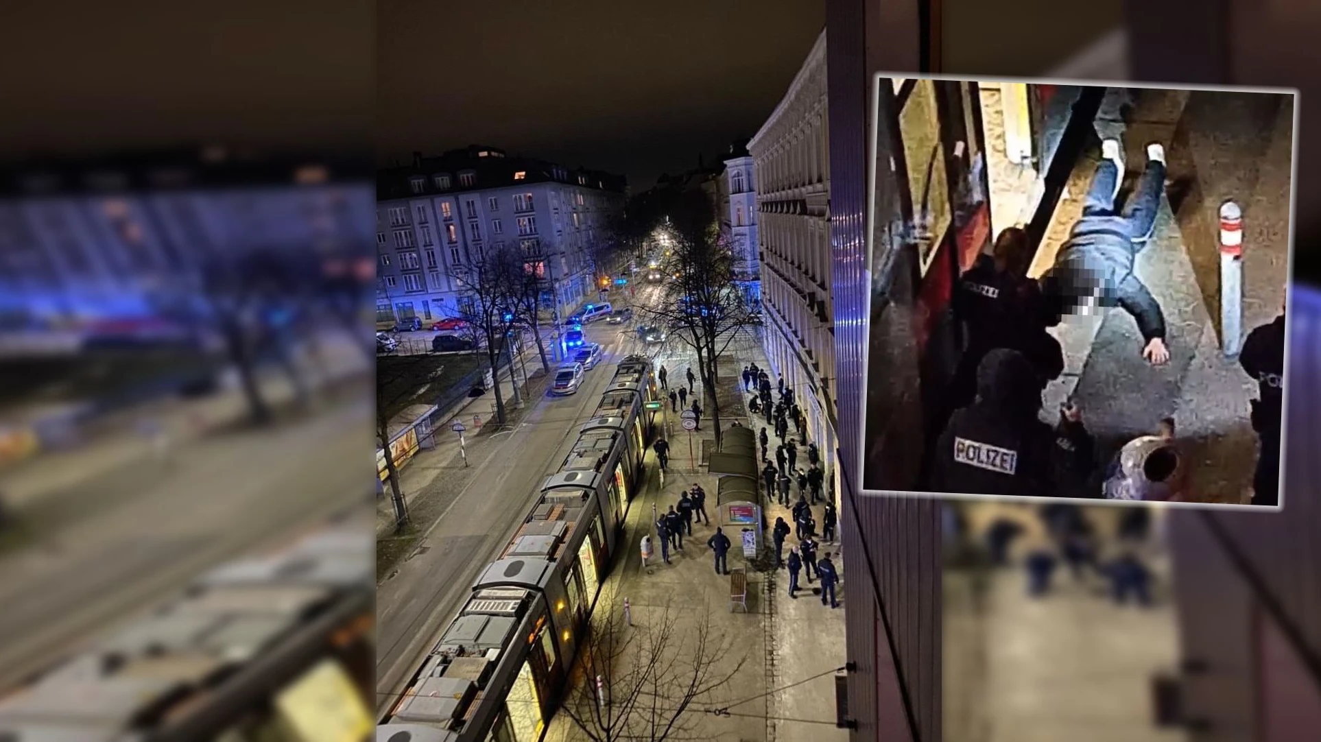 Spektakuläre Festnahme am Montagabend auf der Hütteldorfer Straße (Wien-Penzing)