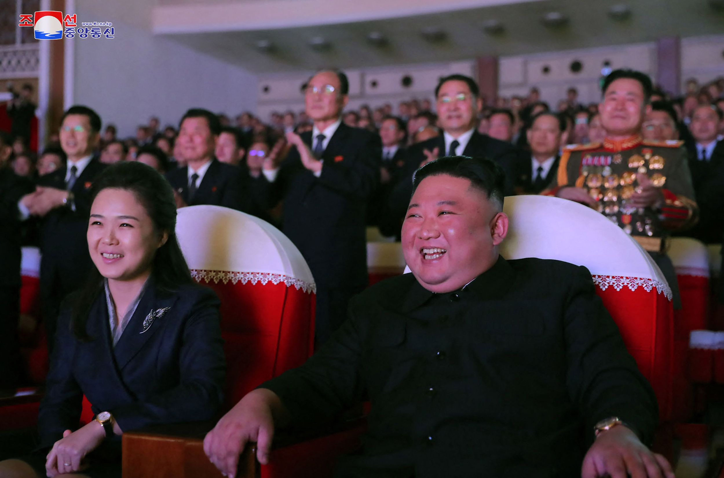 Kim Jong-un und seine Frau&nbsp;Ri Sol-ju