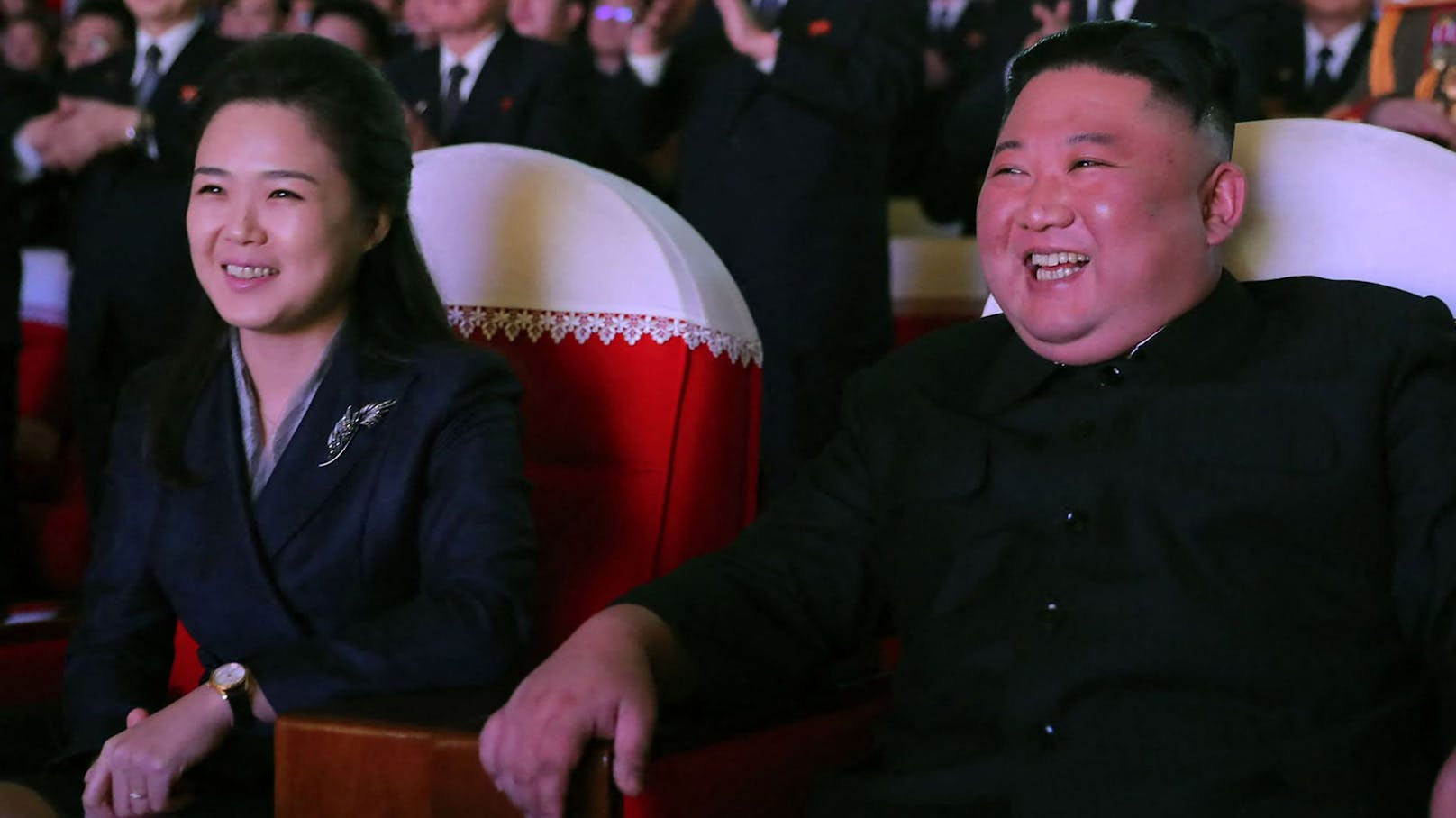 Kim Jong-un und seine Frau&nbsp;Ri Sol-ju