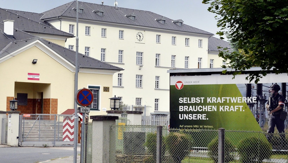 Die Radetzky-Kaserne in Horn, Niederösterreich