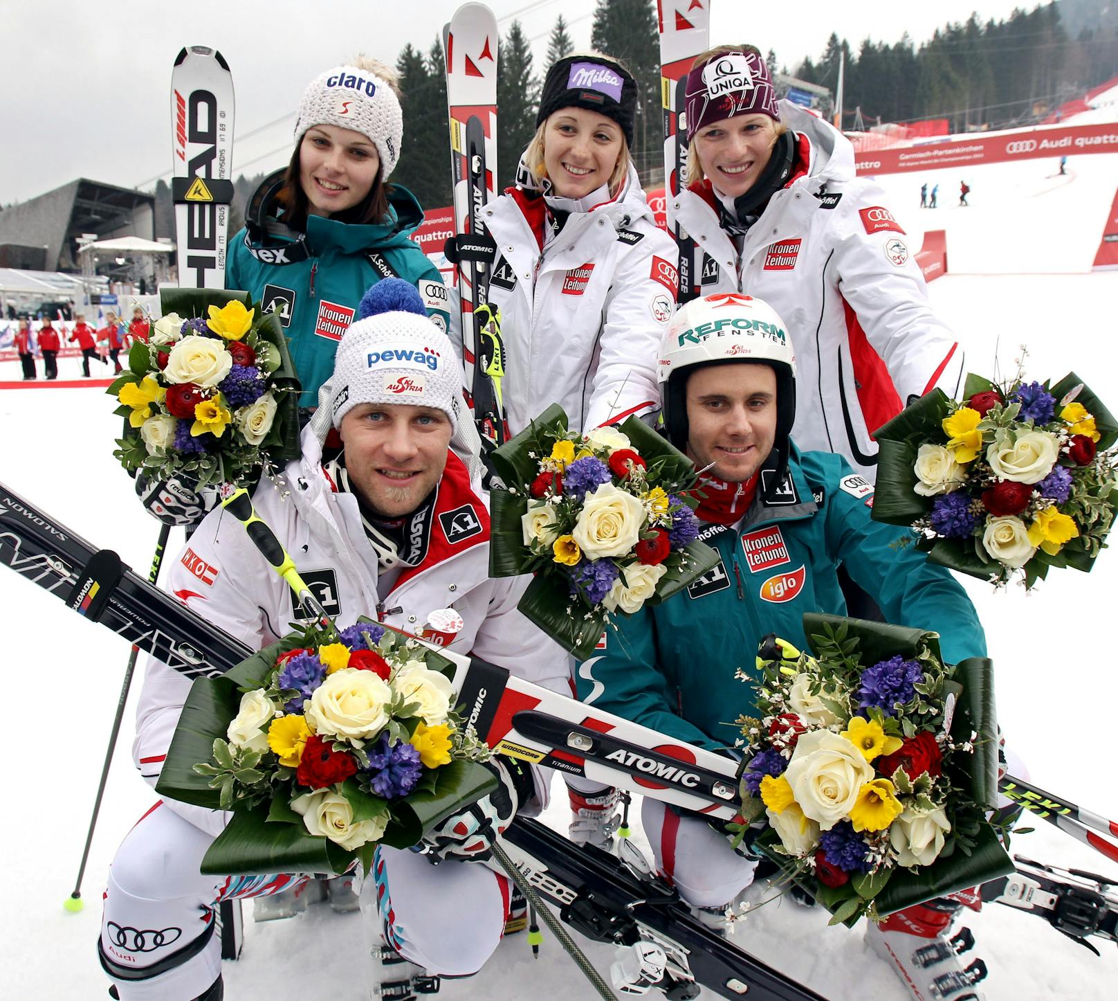 Ski-WM 2011 in Garmisch: Silber mit dem Team