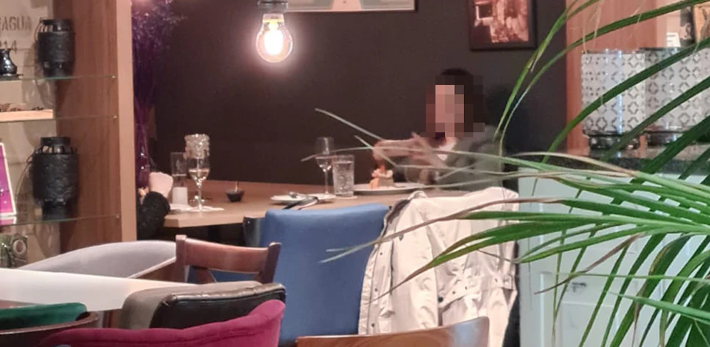 Dieses Bild sorgte für Verstimmung bei den Anwesenden