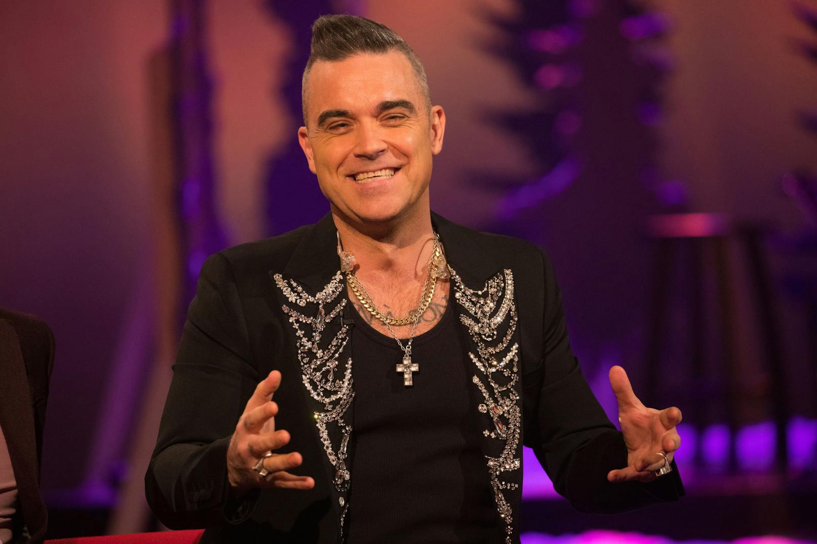 Popstar Robbie Williams