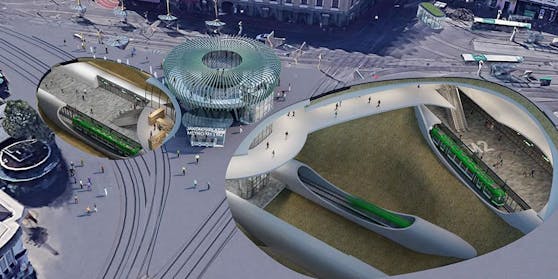 In Graz wird es zwei Metro-Linien geben.
